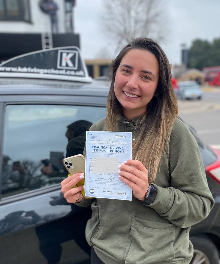 K Driving School learner success 10